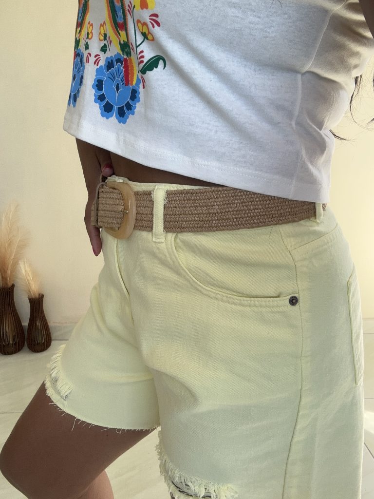 Bermuda Jort Color Amarela