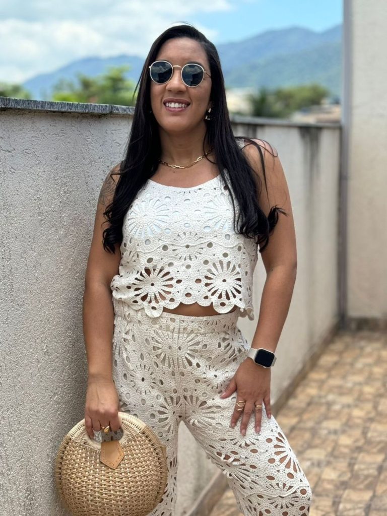 Cropped Crochê