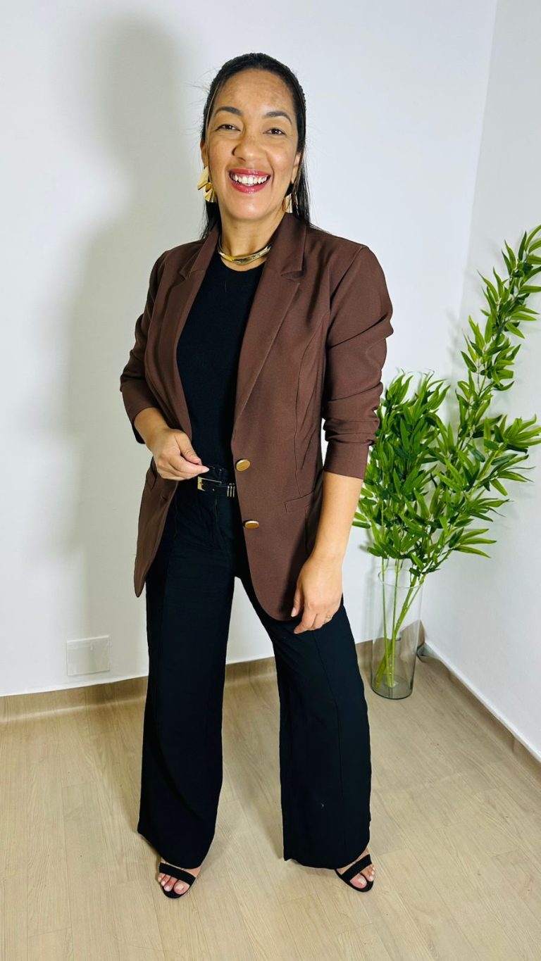 Blazer Paloma Marrom